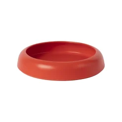Fashion Coupe Omar 02 Ceramique Rose Orange / Plat - Large / O 30,8 X H 6,3 Cm - Fait Main - Unisexe Corbeilles Centres De Table
