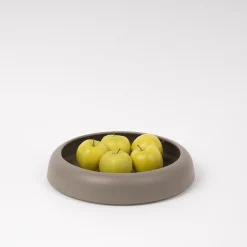 Cheap Coupe Omar 02 Ceramique Vert / Plat - Large / O 30,8 X H 6,3 Cm - Fait Main - Unisexe Corbeilles Centres De Table