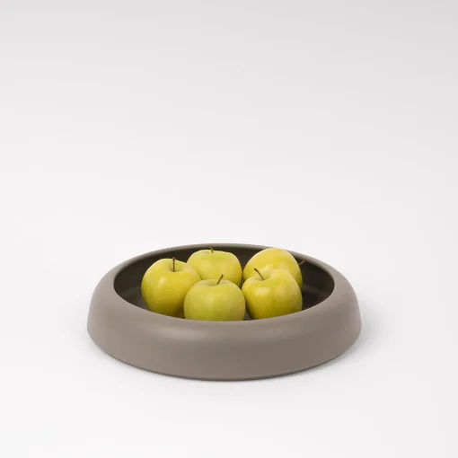 Cheap Coupe Omar 02 Ceramique Vert / Plat - Large / O 30,8 X H 6,3 Cm - Fait Main - Unisexe Corbeilles Centres De Table