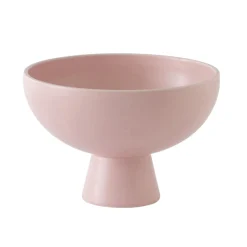 Clearance Coupe Strom Large Ceramique Rose / O 22 Cm - Ceramique / Fait Main - Unisexe Corbeilles Centres De Table