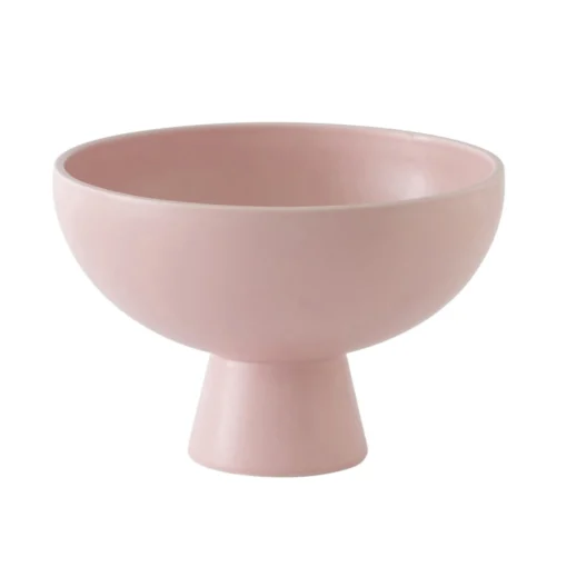 Clearance Coupe Strom Large Ceramique Rose / O 22 Cm - Ceramique / Fait Main - Unisexe Corbeilles Centres De Table