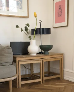 Flash Sale Coupe Strom Large Ceramique Vert / O 22 Cm - Ceramique / Fait Main - Unisexe Corbeilles Centres De Table