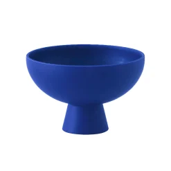 Flash Sale Coupe Strom Medium Ceramique Bleu / O 19 Cm - Ceramique / Fait Main - Unisexe Corbeilles Centres De Table