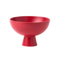Fashion Coupe Strom Medium Ceramique Rouge / O 19 Cm - Ceramique / Fait Main - Unisexe Corbeilles Centres De Table
