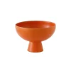 Best Coupe Strom Small Ceramique Orange / O 15 Cm - Ceramique / Fait Main - Unisexe Corbeilles Centres De Table