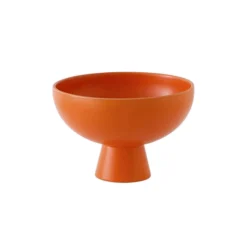 Best Coupe Strom Small Ceramique Orange / O 15 Cm - Ceramique / Fait Main - Unisexe Corbeilles Centres De Table