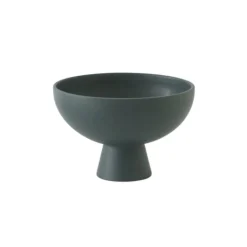 Discount Coupe Strom Small Ceramique Vert / O 15 Cm - Ceramique / Fait Main - Unisexe Corbeilles Centres De Table