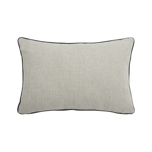Best Coussin D'extérieur Dandy Tissu Noir / 60 X 40 Cm - Unisexe Poufs Coussins Tapis D'extérieur