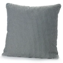Best Coussin D'extérieur Fish & Fish Tissu Blanc Noir / 50 X 50 Cm - Unisexe Poufs Coussins Tapis D'extérieur