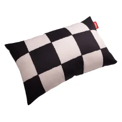 Discount Coussin D'extérieur King Outdoor Tissu Blanc Noir / 66 X 40 Cm - Unisexe Déco Textile