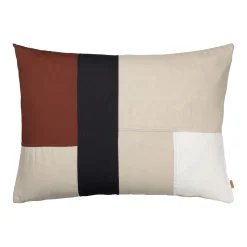 Hot Coussin Part Large Tissu / 80 X 60 Cm - Lin & Coton Organique - Unisexe Linge De Bain