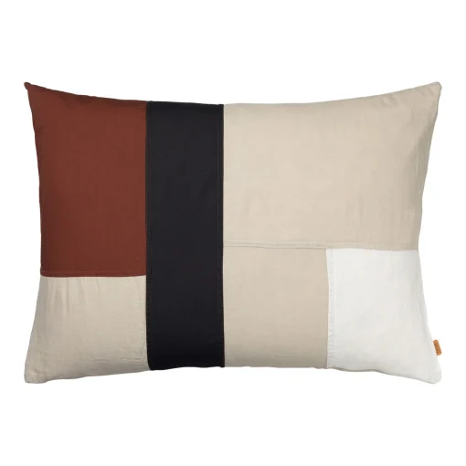 Hot Coussin Part Large Tissu / 80 X 60 Cm - Lin & Coton Organique - Unisexe Linge De Bain