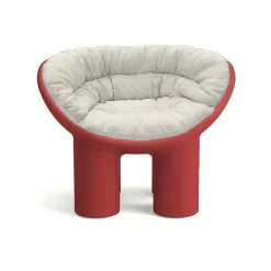 Cheap Coussin  Tissu Blanc Beige Indoor / Pour Fauteuil Roly Poly - Unisexe Déco Textile