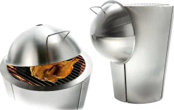 Sale Couvercle-Dome  Metal Avec Thermometre O 60 Cm / Pour Barbecue A Charbon O 59 Cm - Unisexe Barbecues Et Braseros