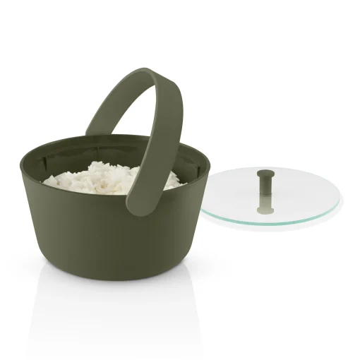 Fashion Cuiseur A Riz Green Tool Plastique Vert / Pour Four Micro-Ondes - Unisexe Ustensiles De Cuisines