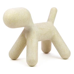 Cheap Décoration Puppy Large Plastique Blanc /  L 69 Cm - Paillete : Edition Limitee Noel 2021 - Unisexe Déco Et Accessoires De Jardin
