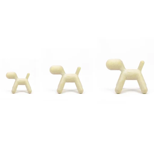 Cheap Décoration Puppy Large Plastique Blanc /  L 69 Cm - Paillete : Edition Limitee Noel 2021 - Unisexe Déco Et Accessoires De Jardin
