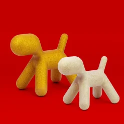 Cheap Décoration Puppy Large Plastique Blanc /  L 69 Cm - Paillete : Edition Limitee Noel 2021 - Unisexe Déco Et Accessoires De Jardin
