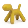 Shop Décation Puppy Medium Plastique Jaune /  L 56 Cm - Paillete : Edition Limitee Noel 2021 - Unisexe Déco Et Accessoires De Jardin