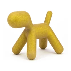 Cheap Décation Puppy Small Plastique Jaune / L 42 Cm - Paillete : Edition Limitee Noel 2021 - Unisexe Déco Et Accessoires De Jardin