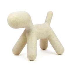 Cheap Décoration Puppy Small Plastique Blanc / L 42 Cm - Paillete : Edition Limitee Noel 2021 - Unisexe Déco Et Accessoires De Jardin