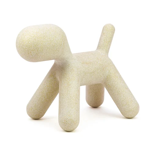 Cheap Décoration Puppy Small Plastique Blanc / L 42 Cm - Paillete : Edition Limitee Noel 2021 - Unisexe Déco Et Accessoires De Jardin