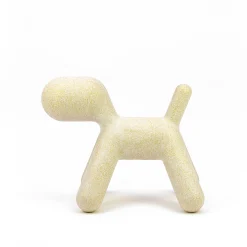 Cheap Décoration Puppy Small Plastique Blanc / L 42 Cm - Paillete : Edition Limitee Noel 2021 - Unisexe Déco Et Accessoires De Jardin