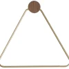 Fashion Derouleur De Papier Toilette Brass Bois Or Bois Naturel Metal - Unisexe Accessoires Salle De Bains