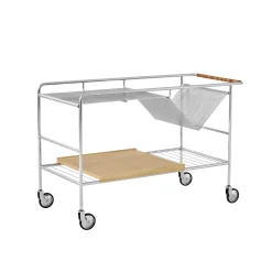Flash Sale Desserte Alima Nds1 Argent Metal / 90 X 42 X H 60 Cm - Unisexe Compléments D'Ameublement