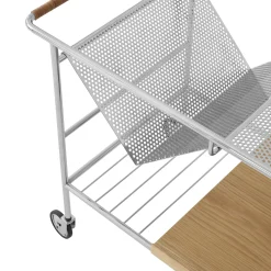 Flash Sale Desserte Alima Nds1 Argent Metal / 90 X 42 X H 60 Cm - Unisexe Compléments D'Ameublement