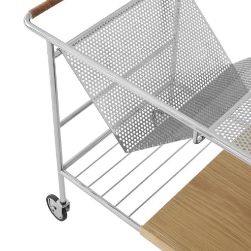 Flash Sale Desserte Alima Nds1 Argent Metal / 90 X 42 X H 60 Cm - Unisexe Compléments D'Ameublement