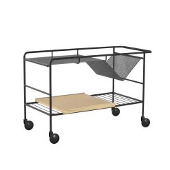 Best Desserte Alima Nds1 Metal Noir / 90 X 42 X H 60 Cm - Unisexe Compléments D'Ameublement