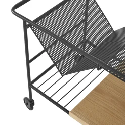 Best Desserte Alima Nds1 Metal Noir / 90 X 42 X H 60 Cm - Unisexe Compléments D'Ameublement