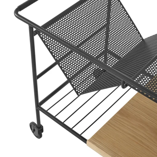 Best Desserte Alima Nds1 Metal Noir / 90 X 42 X H 60 Cm - Unisexe Compléments D'Ameublement