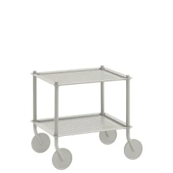 Outlet Desserte Flow Metal/ 2 Plateaux - Acier Gaufre - Unisexe Compléments D'Ameublement