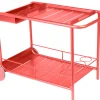 Fashion Desserte Luxembourg Metal Rouge / Aluminium - Unisexe Déco Et Accessoires De Jardin