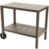 Store Desserte Quiberon Metal Beige / Support A Plancha - Unisexe Dessertes D'extérieur