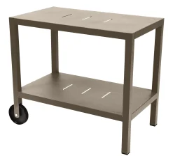 Store Desserte Quiberon Metal Beige / Support A Plancha - Unisexe Dessertes D'extérieur