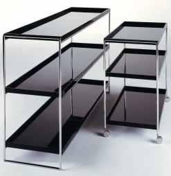 Shop Desserte Trays Plastique/ Roulettes - Unisexe Compléments D'Ameublement