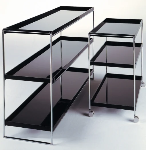Shop Desserte Trays Plastique/ Roulettes - Unisexe Compléments D'Ameublement