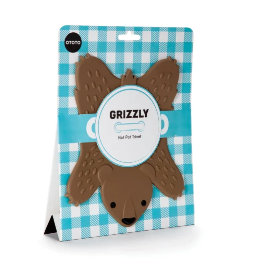 Hot Dessous De Plat Grizzly Plastique/ Silicone - Unisexe Dessous De Plat