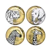 Clearance Dessous De Verre Animalia Ceramique / Set De 4 - Pcelaine - Unisexe Dessous De Plat