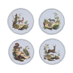 Hot Dessous De Verre Fauna Liege Blanc / Set De 4 - Liege - Unisexe Dessous De Plat