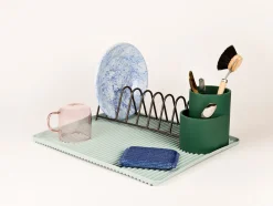 Online Egouttoir Dish Drainer Plastique Bleu - Unisexe Nettoyage Et Rangement