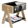 Best Sale Enceinte Bluetooth Cube Bois Naturel / Thruster 2.1 - Unisexe Enceintes Audio Son