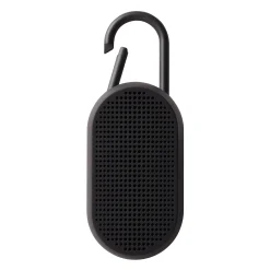 New Enceinte Bluetooth Mino T - 5W Plastique Noir / Etanche - Mousqueton Integre / Station D'Accueil - Unisexe Enceintes Audio Son