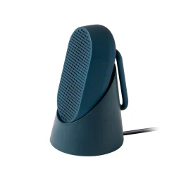 Best Sale Enceinte Bluetooth Mino T - 5W Plastique Bleu / Etanche - Mousqueton Integre / Station D'Accueil - Unisexe Enceintes Audio Son