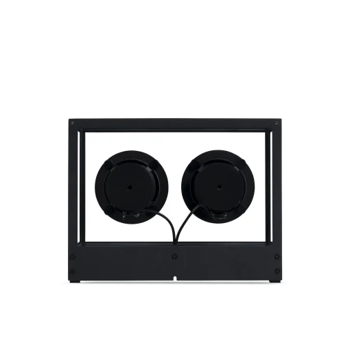 Fashion Enceinte Small Verre Noir Transparent / L 26 X H 20 Cm - Verre Trempe - Unisexe Enceintes Audio Son