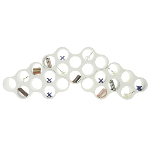 Store Etagere Cloud Plastique/ Cloison - Bouroullec, 2004 - L 187,5 X P 44 X H 104 Cm - Unisexe Déco Et Accessoires De Jardin