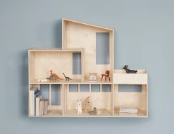 Cheap Etagere Funkis House Large/ Maison De Poupees - L 66 X H 55 X Prof. 20 Cm - Unisexe Mobilier Kids